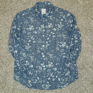 GAP Tops - Gap floral button down shirt GAP Tops - Gap floral button down shirt